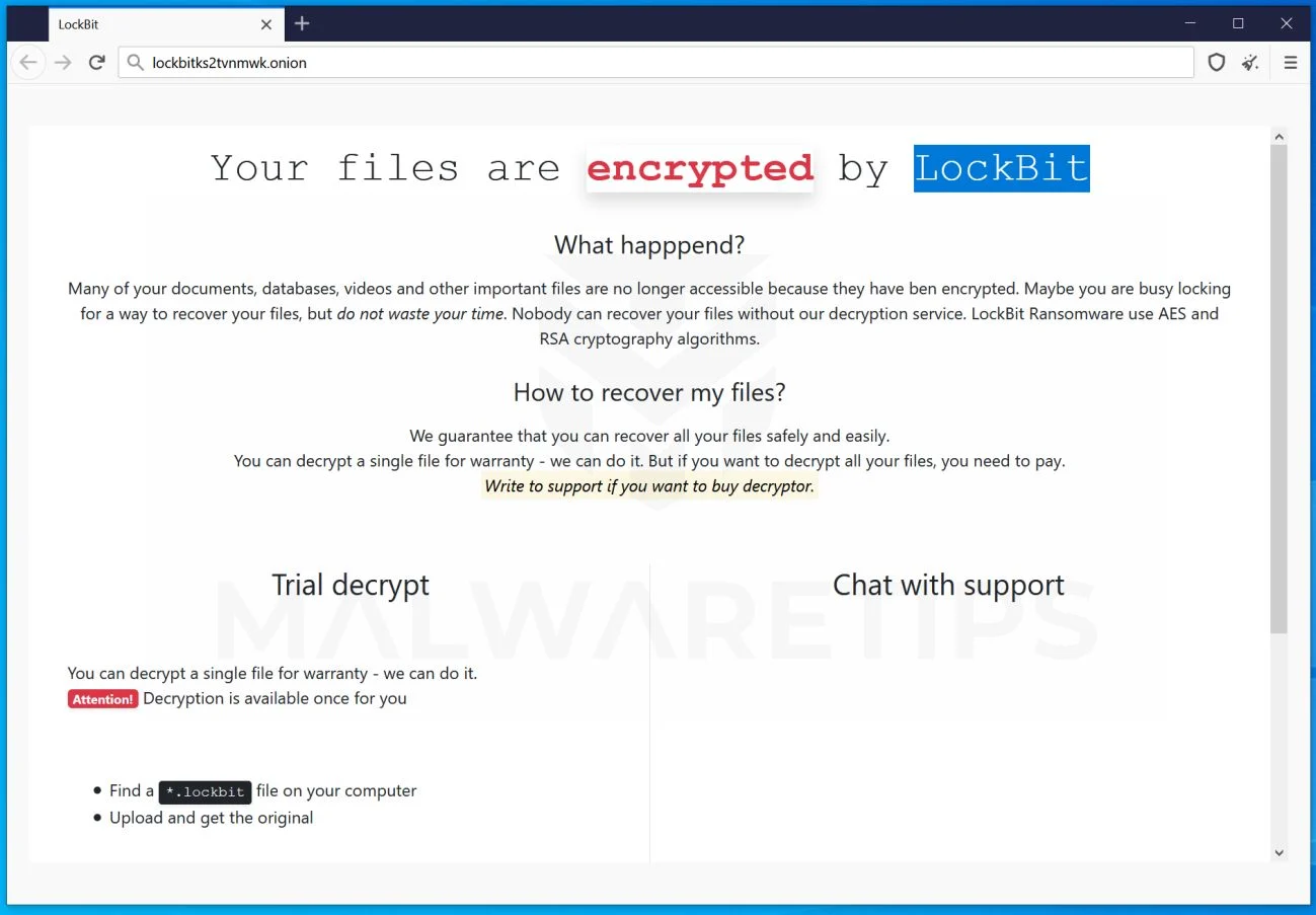 Image: LockBit ransomware