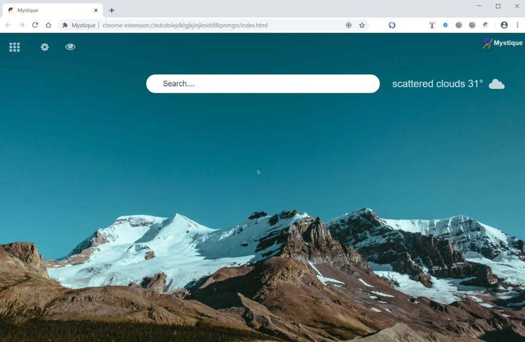 How to remove Mystique New Tab redirect (Virus Removal Guide) 1 Image: Chrome browser is redirected to Mystique