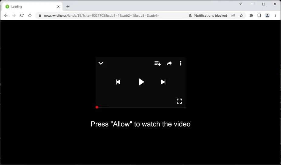 How to Remove News-wisihe.cc Pop-up Ads (Virus Removal Guide) 1 Image: Chrome browser is redirected to News-wisihe.cc