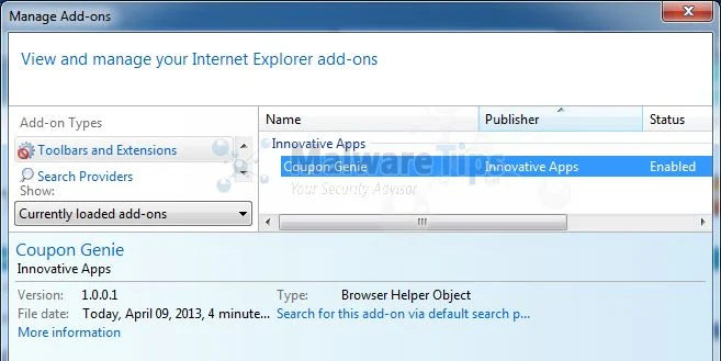 [Image: Coupon Pigeon Internet Explorer extension]