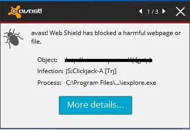 JS:Clickjack-A [Trj] virus