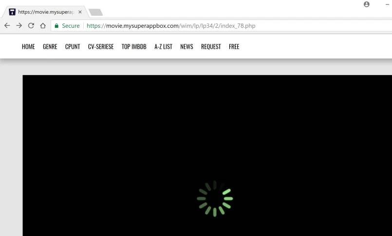 movie.mysuperappbox.com redirect scam