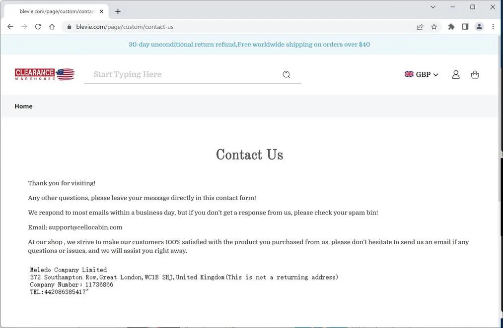 Blevie.com scam