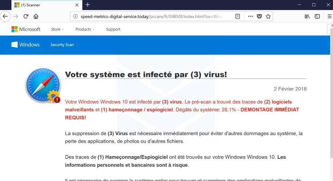 speed-metrics-digital-service.today redirect virus