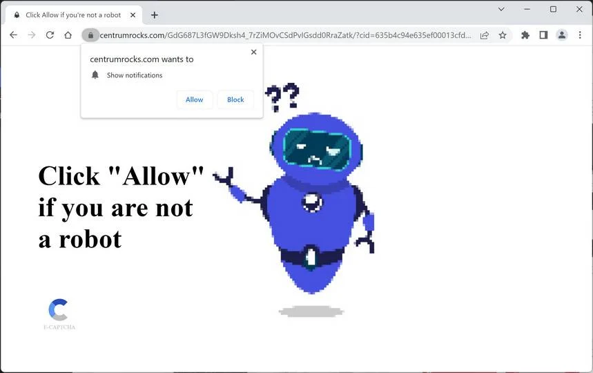 Remove Centrumrocks.com Ads (Virus Removal Guide) 1 Image: Centrumrocks.com Ads