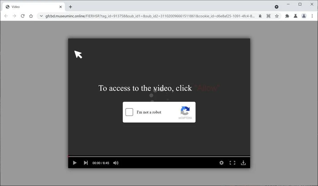 Remove Museuminc.online pop-up ads (Virus Removal Guide) 1 Image: Chrome browser is redirected to Museuminc.online