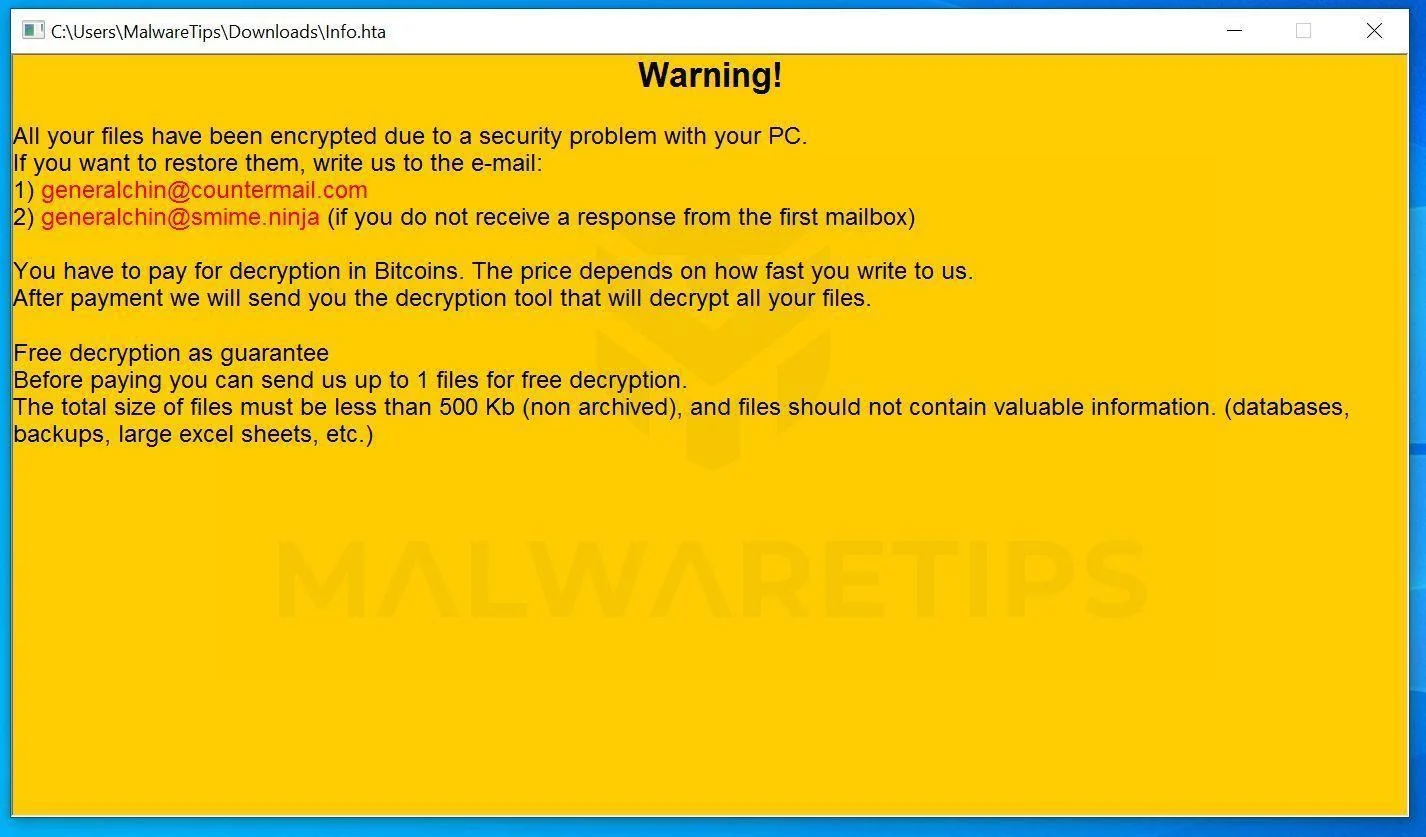 How to remove RHINO ransomware (Virus Removal Guide) 1 Image: Rhino ransomware