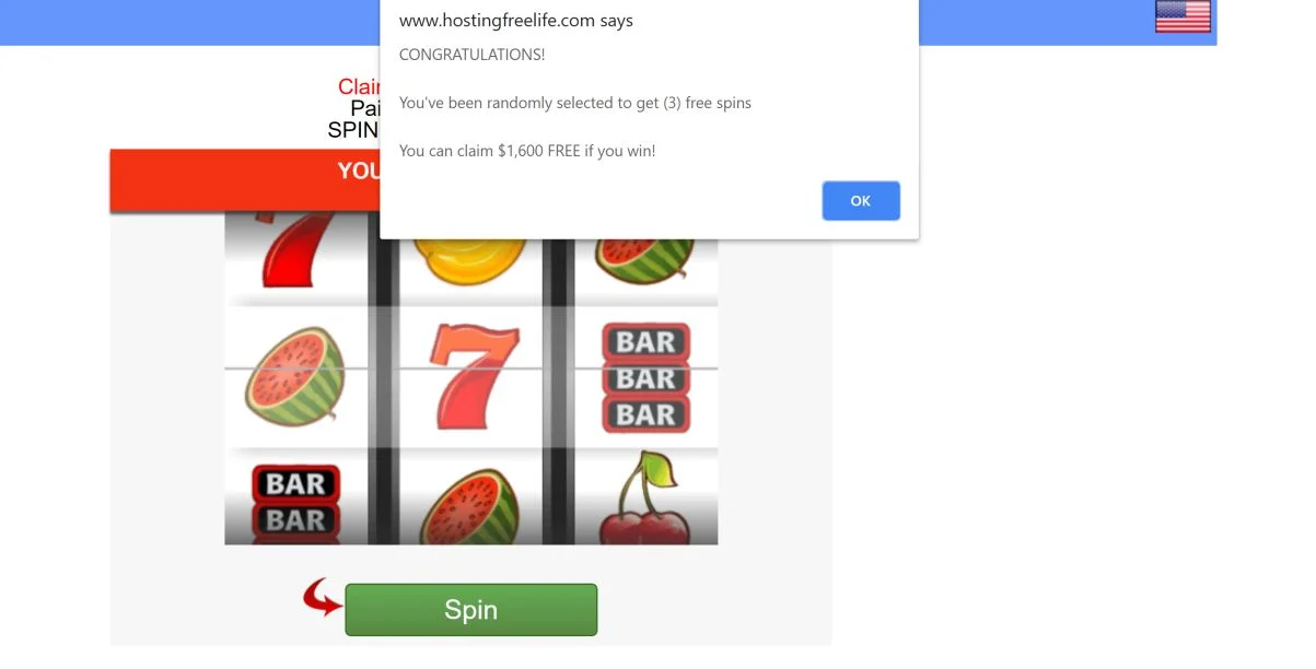 How to remove Hostingfreelife.com pop-up ads (Survey Scam) 1 hostingfreelife.com redirect virus