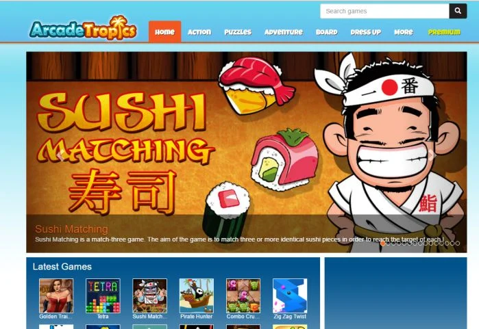 ArcadeTropics Ads