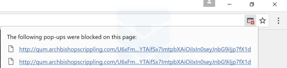Qum.archbishopscrippling.com redirect virus