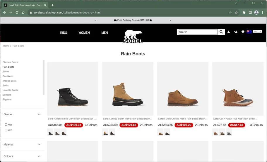Sorelaustraliashops.com Scam: Stay Away From This Fake Store 1 Sorelaustraliashops.com scam