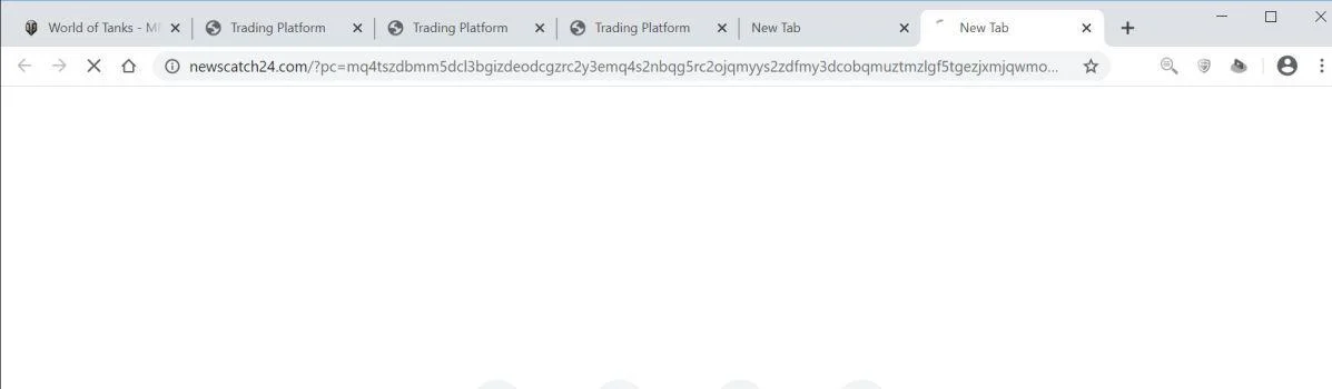 Remove Newscatch24.com pop-up ads (Virus Removal Guide) 1 Image: Chrome browser is redirected to Newscatch24.com