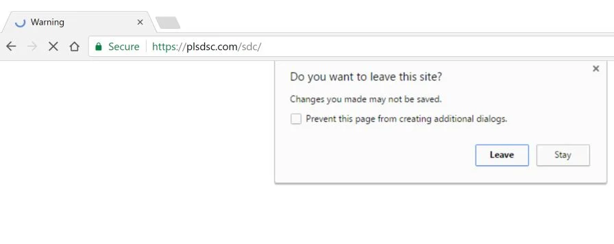 plsdsc.com Chrome Extension Scam Virus