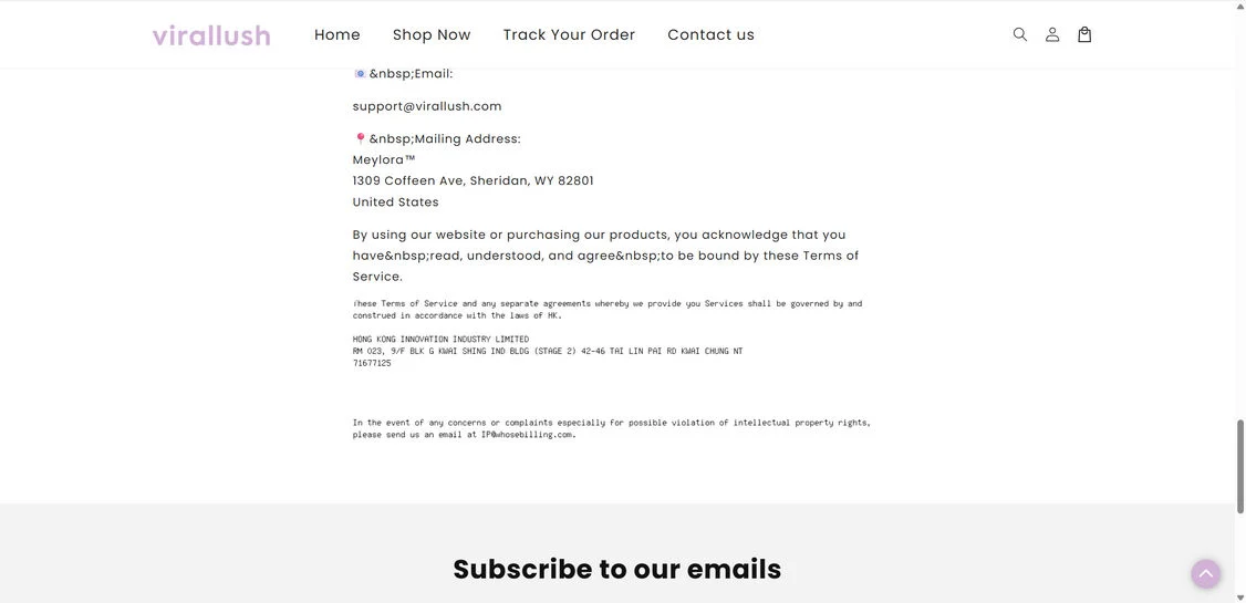 Virallush.com scam