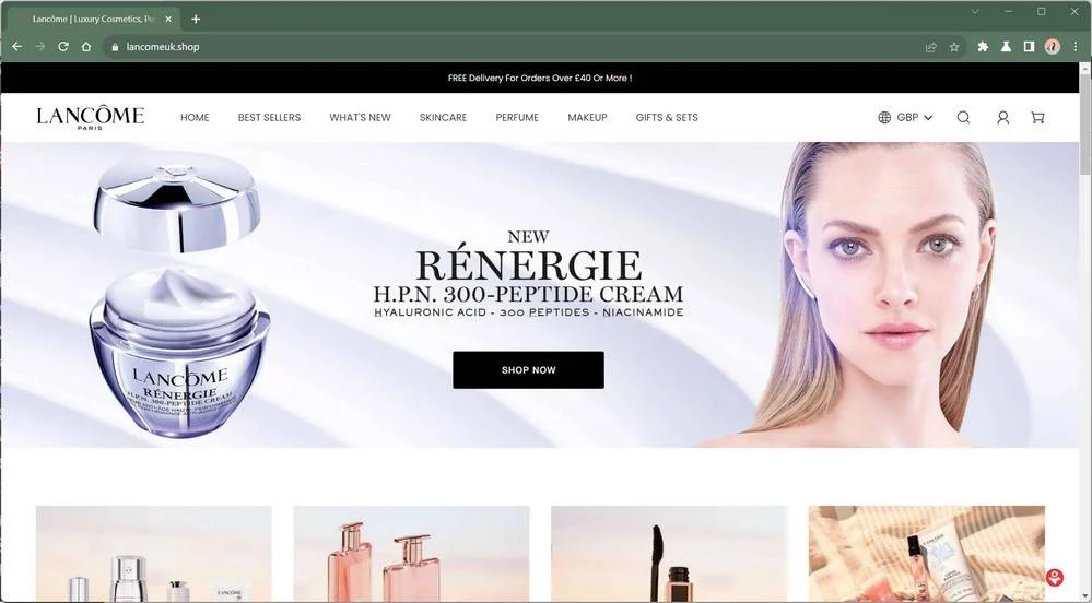 Lancomeuk.shop Scam Store: What You Need To Know 1 Lancomeuk.shop scam