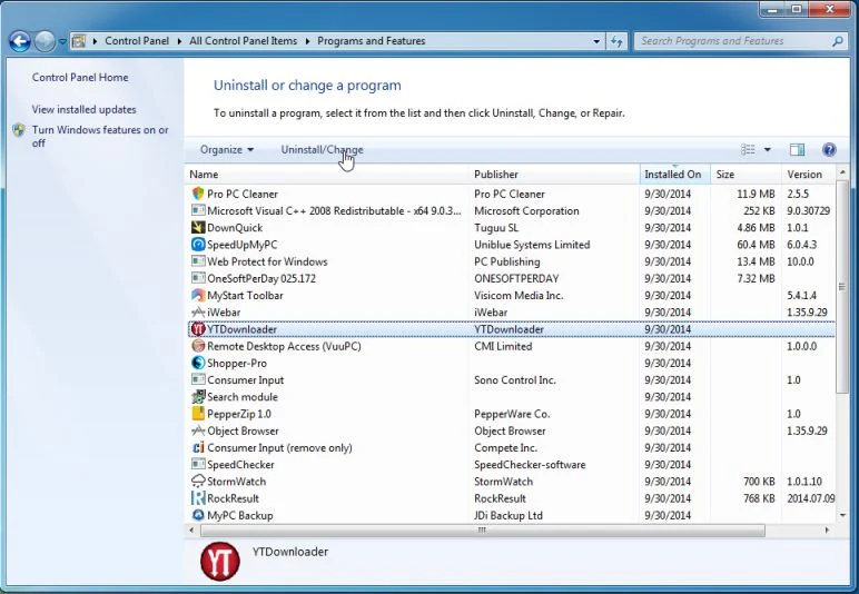 How to remove YTDownloader adware (Virus Removal Guide) 5 Remove YTDownloader from Windows
