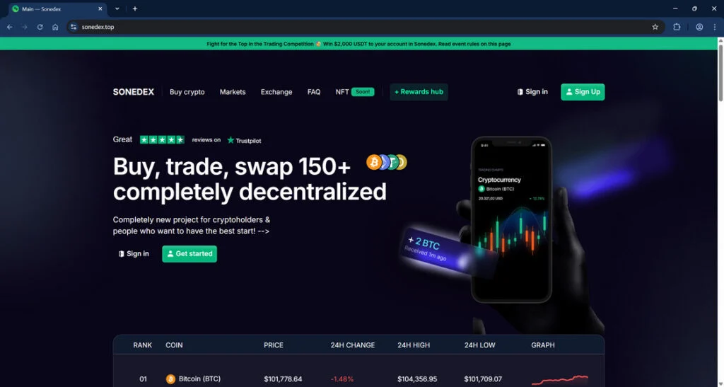 Sonedex.top Crypto Scam - Our Breakdown of This Crypto Con 1 Sonedex.top scam 1
