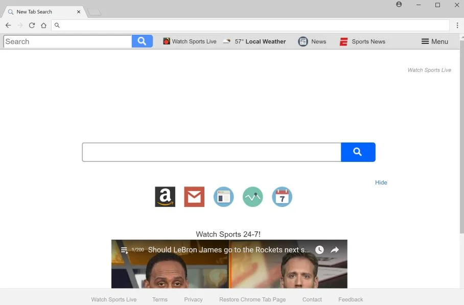 Search.hwatchsportslive.co Redirect Virus