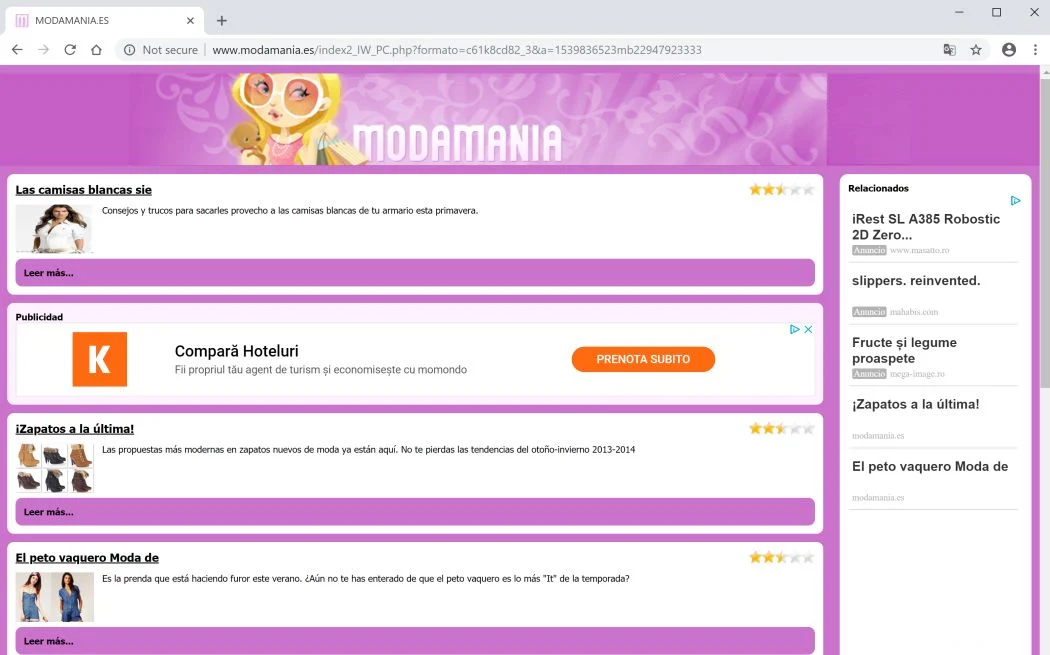 modamania.es redirect modamania.es redirect virus