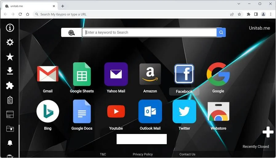 Remove Unitab.me Redirect (Virus Removal Guide) 1 Image: Unitab.me new tab page