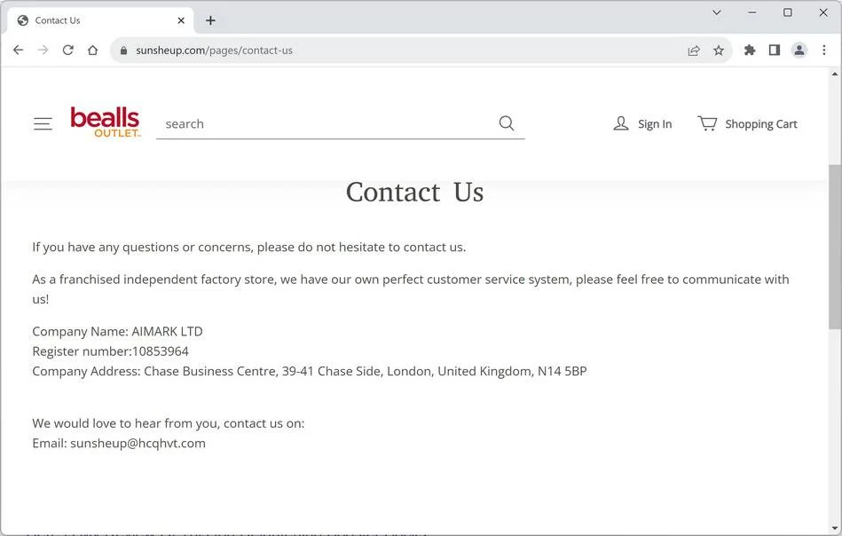 Sunsheup.com scam