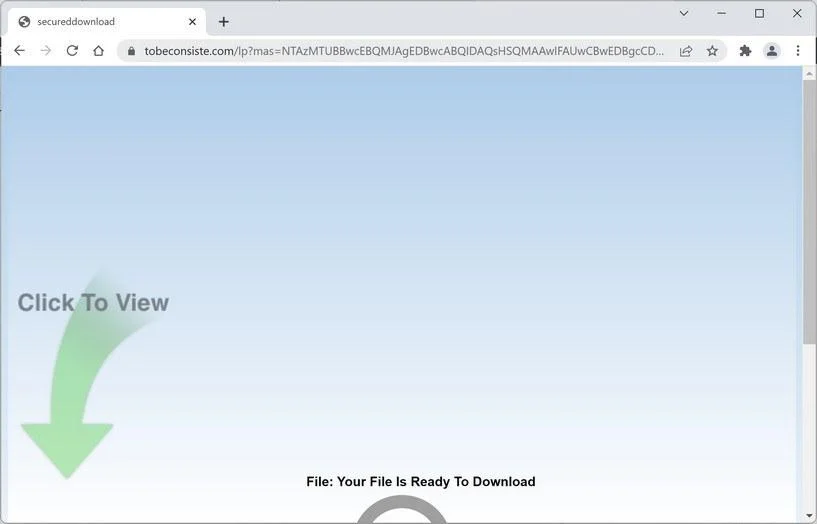 How to Remove Tobeconsiste.com Ads (Virus Removal Guide) 1 Image: Tobeconsiste.com browser redirect