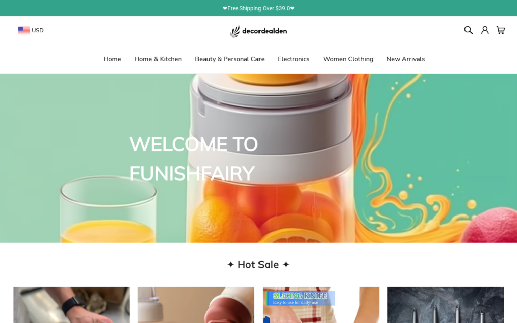Decordealden.com scam