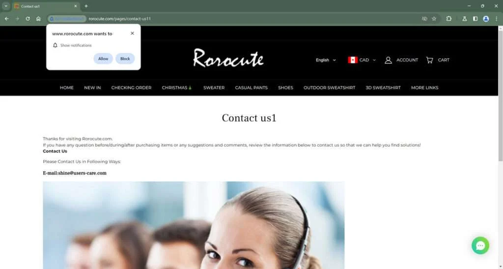 Never Ever Trust Rorocute.com - Confirmed Scam Store 1 Rorocute.com scam