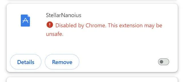 StellarNanoius Malicious Extension - Virus Removal Guide 1 1