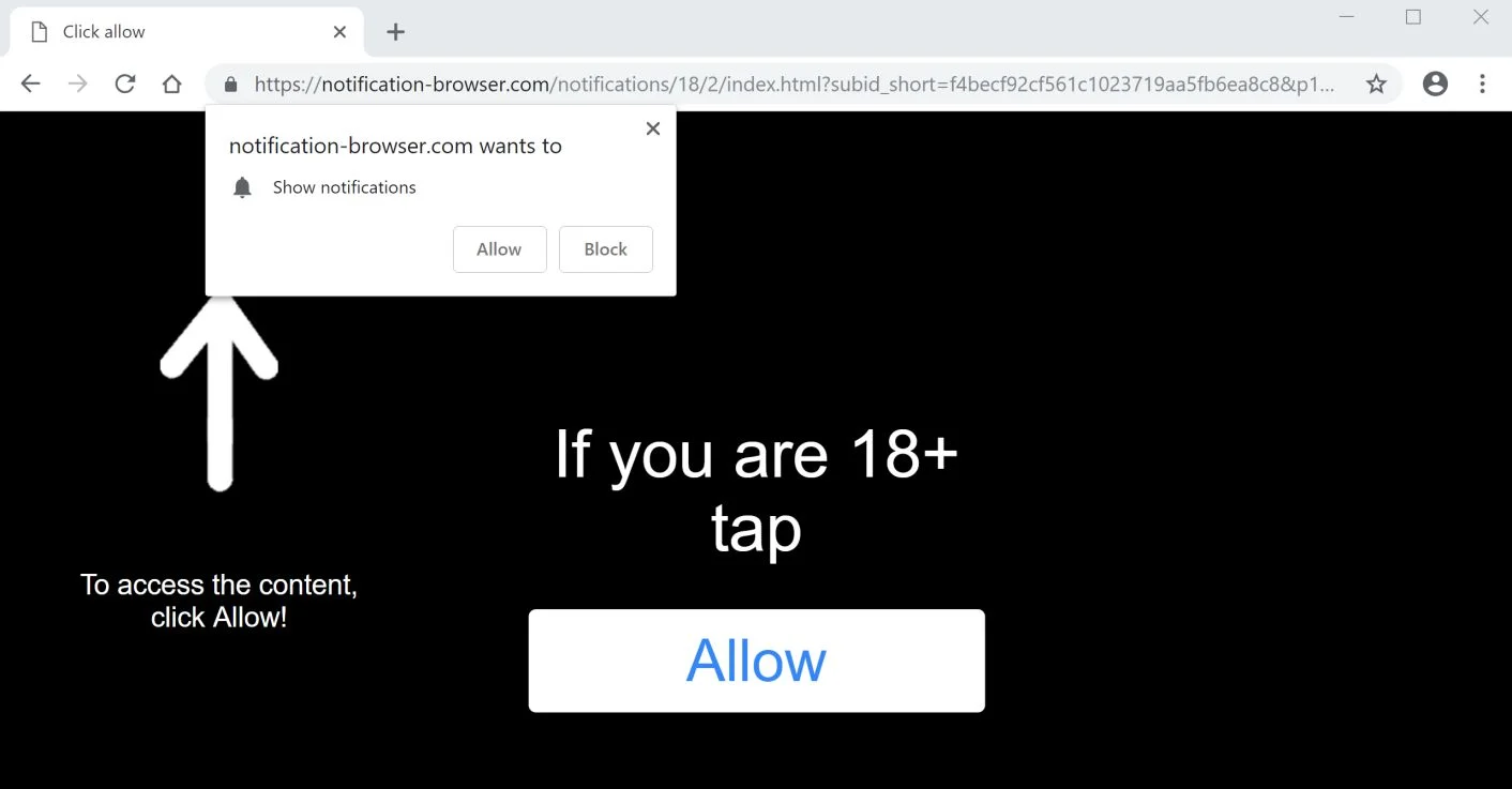 notification-browser.com redirect notification-browser.com redirect virus