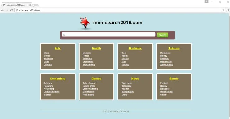 Mim-search2016.com Virus