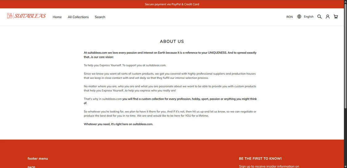 Suitableas.com Scam Store - 7 Big Red Flags to Watch For 1 Suitableas.com scam