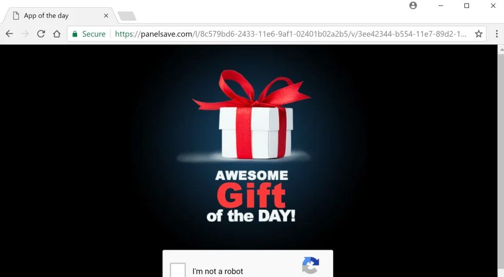 Awesome Gift Of The Day pop-up ads