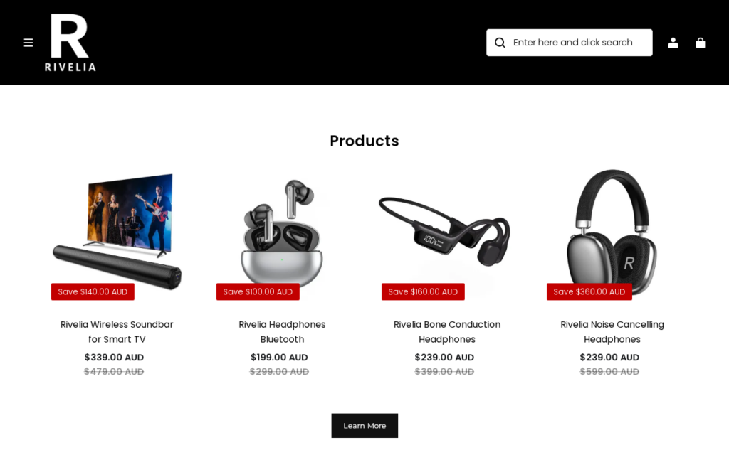 Rivelia-au.com EXPOSED - Fake Store or Legit? What We Found 1 Rivelia-au.com scam
