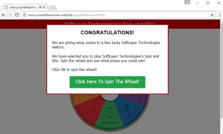 www.youarethewinner.website pop-up ads www.youarethewinner.website virus