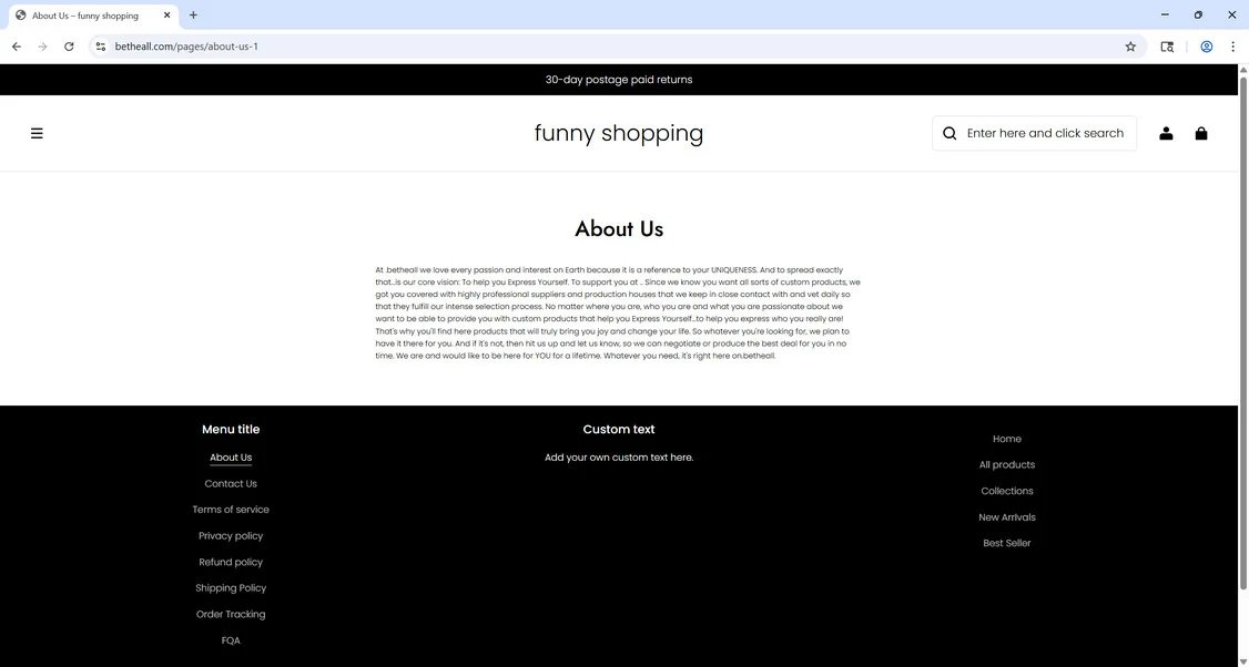 Betheall.com Store Scam - Read Before Shopping Here 1 Betheall.com scam