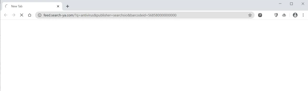 How to remove SearchYA Search (Virus Removal Guide) 1 Image: Chrome browser is redirected to SearchYA Search
