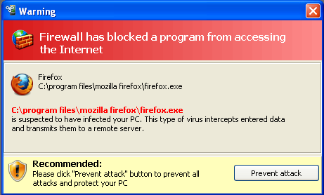 Windows Web Combat alert