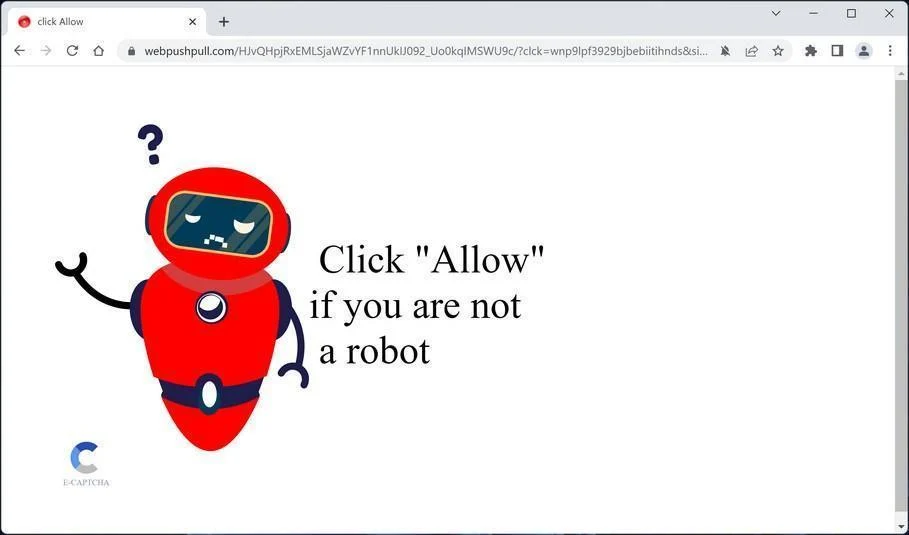 How to Remove Webpushpull.com Pop-up Ads (Virus Removal Guide) 1 Image: Chrome browser is redirected to Webpushpull.com