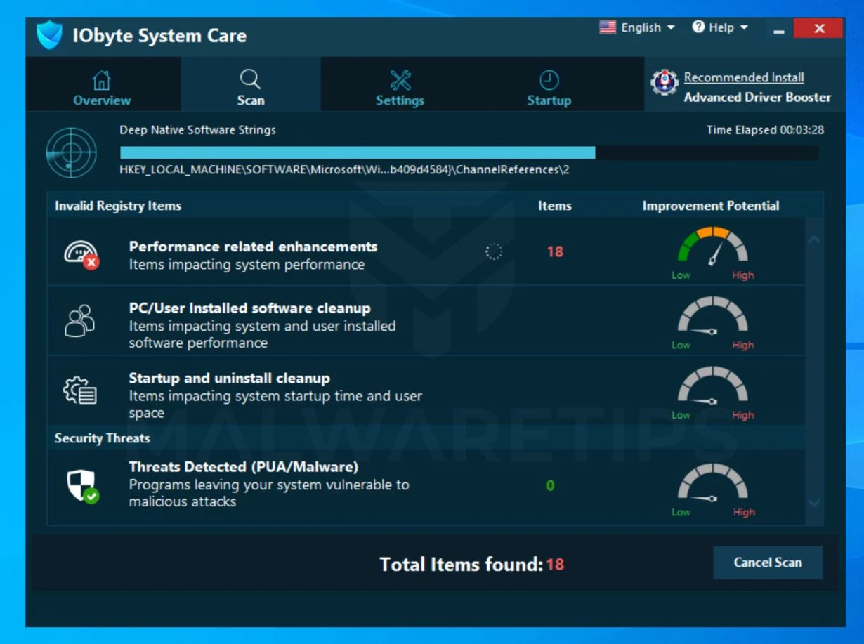 How to remove IObyte System Care (Virus Removal Guide) 1 Image: IObyte System Care