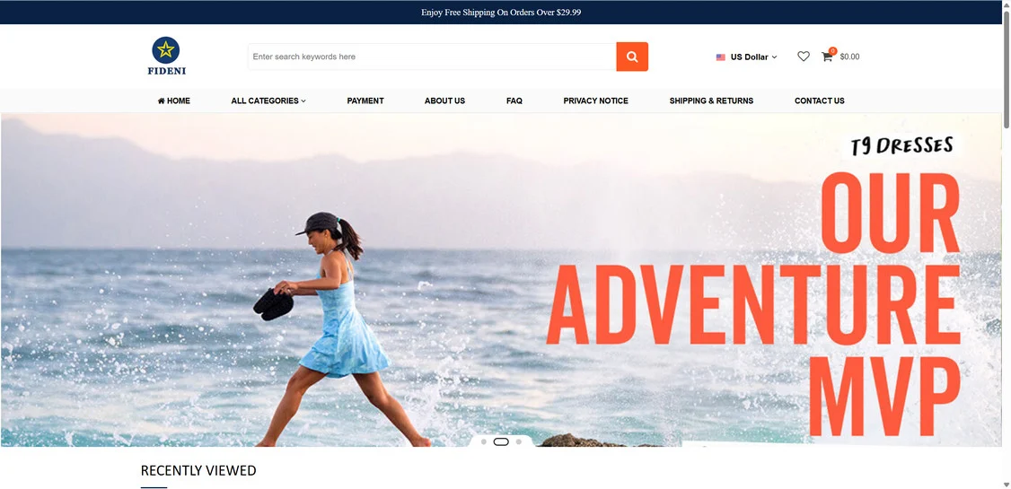Fideni.com Store Is A Scam - Never Shop Here 1 Fideni.com scam