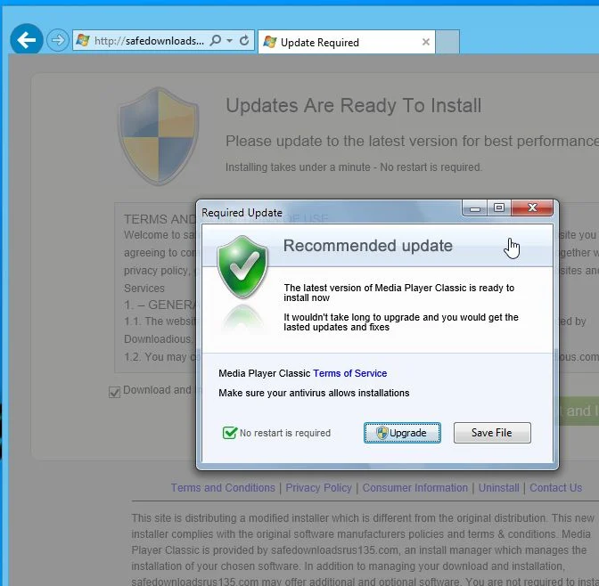 safedownloadsrus135.com virus
