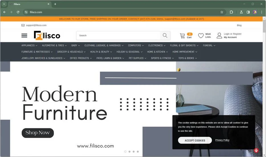 Filisco.com Slammed as Unsafe Shopping Destination 1 filisco.com scam