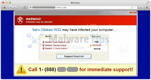 [Image: 24/7 PC Guard Support virus]