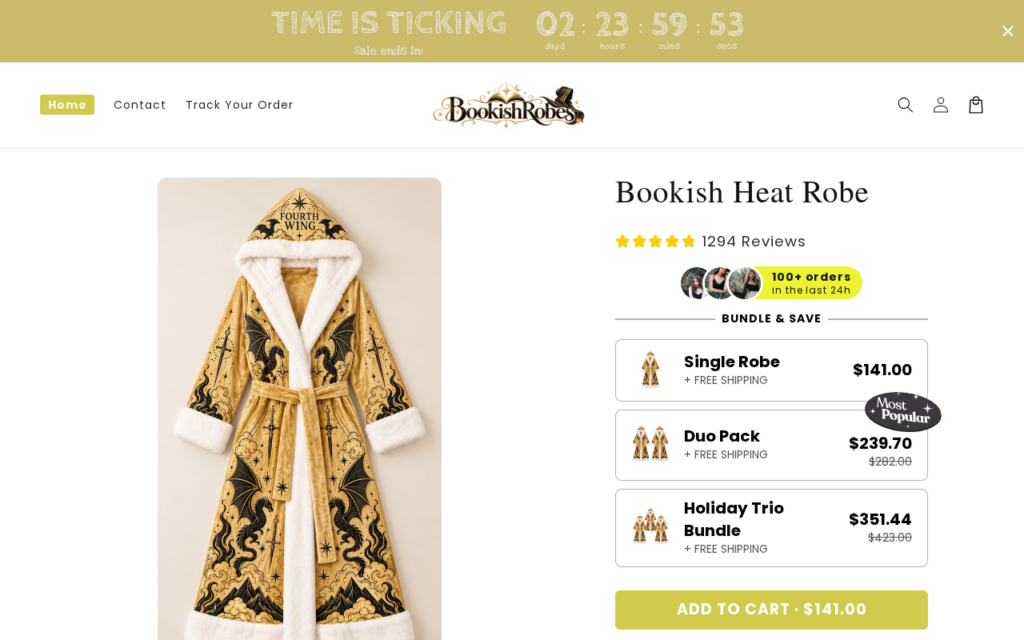 Bookrobes.com scam