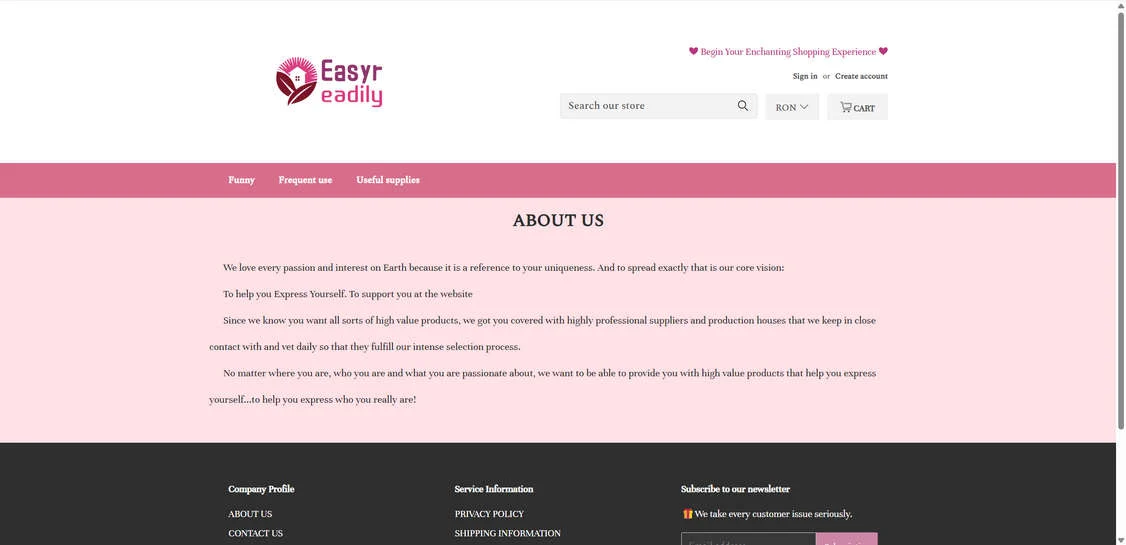 EasyReadily.com Scam Store - Total Ripoff Alert 1 Easyreadily.com scam