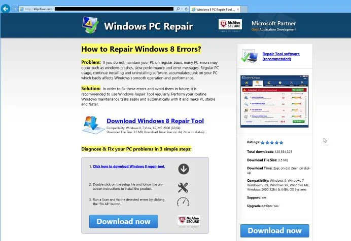 K9PCFixer.com pop-up virus