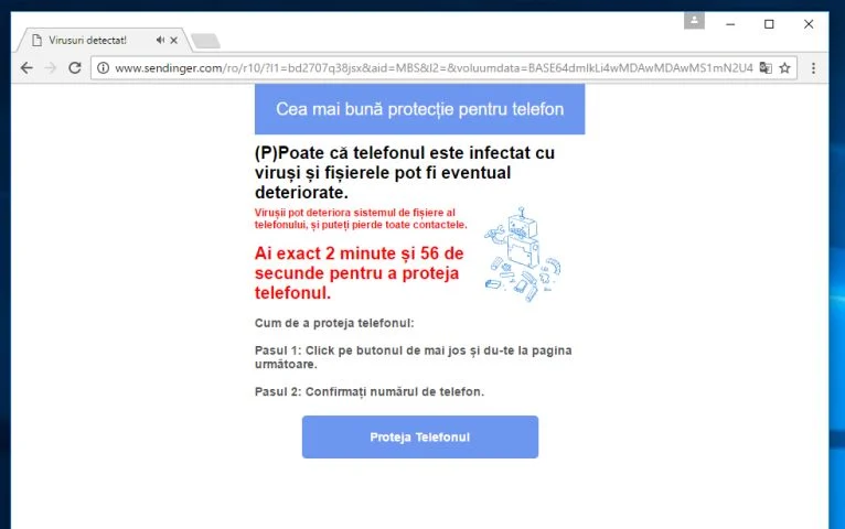 Sendinger.com virus