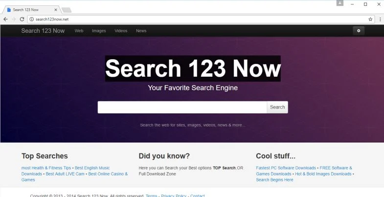 Search123now.net Virus