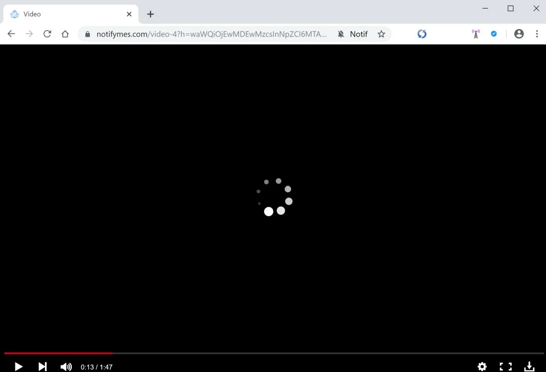 How to remove Notifymes.com pop-up ads (Virus Removal Guide) 1 Image: Chrome browser is redirected to Notifymes.com